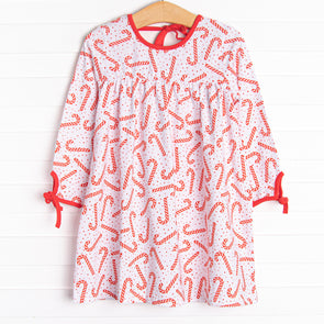 Peppermint Party Dress, Red
