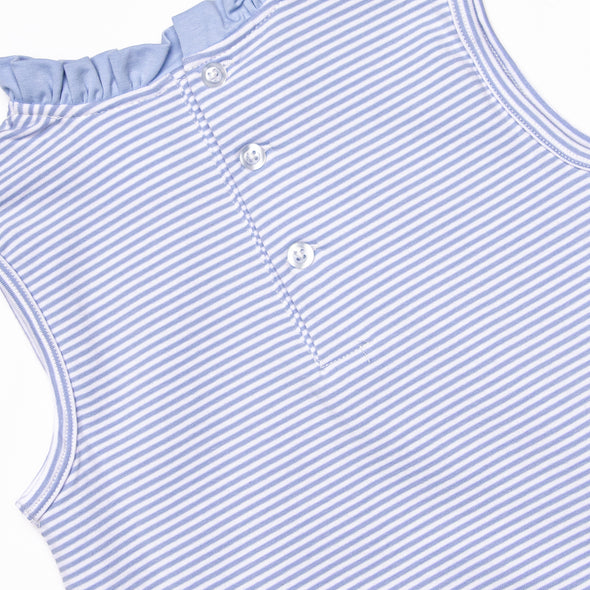 Grace Pocket Dress, Periwinkle Stripe