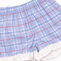 Proud and True Ruffle Short Set, Blue