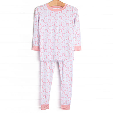 Brooklyn Bows Bamboo Pajama Set, Pink