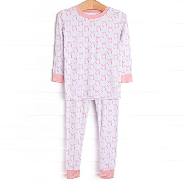 Brooklyn Bows Bamboo Pajama Set, Pink
