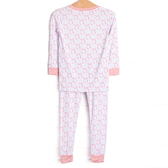 Brooklyn Bows Bamboo Pajama Set, Pink