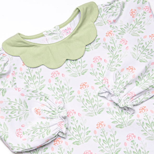 Petals in the Pond Dress, Green