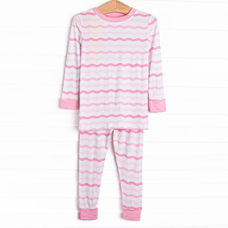Pink Raccon Pj Ric Rac Rays Bamboo Pajama Set, Pink – Stitchy Fish