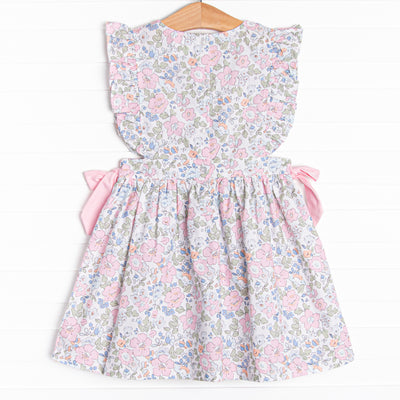 Millie Magnolia Side Tie Dress, Pink