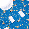Ducks in a Row Bamboo Pajama Set, Blue