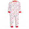Down Field Dreamer Bamboo Pajama Set, Red