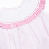 Sunflower Summer Smocked Bishop Dress, Pink