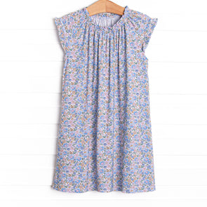 Poppy Fields Bamboo Night Gown, Blue