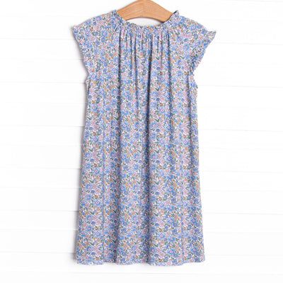 Poppy Fields Bamboo Night Gown, Blue