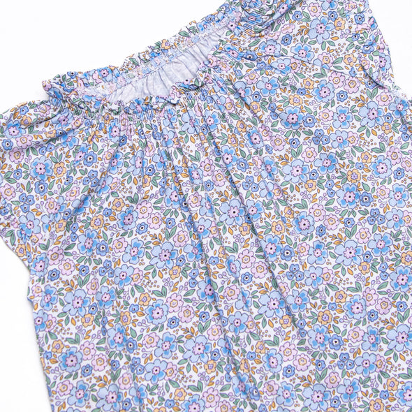 Poppy Fields Bamboo Night Gown, Blue