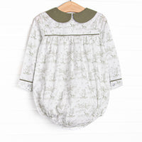 Hunting Hounds Long Sleeve Bubble, Green