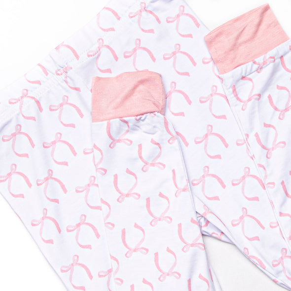 Brooklyn Bows Bamboo Pajama Set, Pink