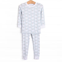 Little Lumina Bamboo Pajama Set, Green