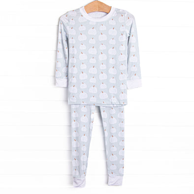 Little Lumina Bamboo Pajama Set, Green