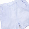 Waving in the Wind Embroidered Short Set, Blue