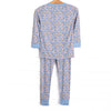 Poppy Fields Bamboo Pajama Set, Blue