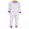 Down Field Dreamer Bamboo Pajama Set, Purple