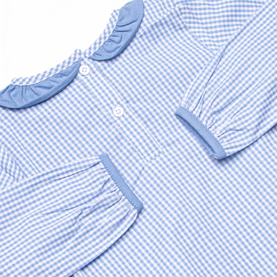A Moment for Mums Applique Skirted Bubble, Blue