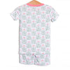 Petals in the Pond Bamboo Pajama Short Set, Green