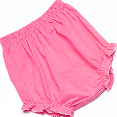 Perk Up Petals Smocked Diaper Set, Pink