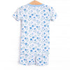 Mae Magnolia Bamboo Pajama Short Set, Blue