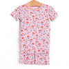 Rosie Red Buds Bamboo Pajama Short Set, Pink