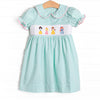 Princess Party Smocked Dress, Mint