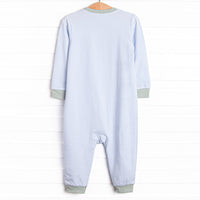 Luca Romper, Light Blue Stripe