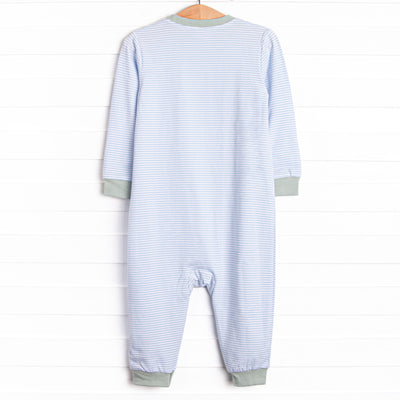Luca Romper, Light Blue Stripe