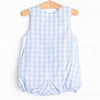 Patriotic Pinchers Smocked Boy Bubble, Blue
