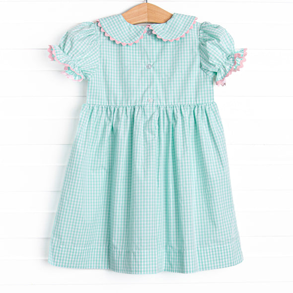 Princess Party Smocked Dress, Mint