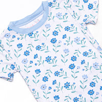 Mae Magnolia Bamboo Pajama Short Set, Blue