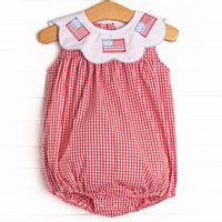 Grand Old Flag Embroidered Bubble, Red