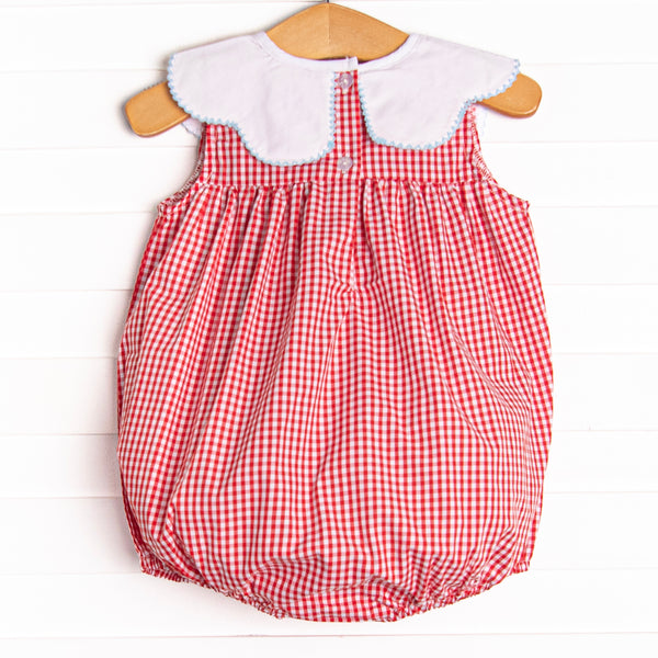 Grand Old Flag Embroidered Bubble, Red