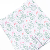 Petals in the Pond Bamboo Pajama Short Set, Green