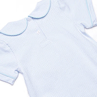 Peter Pumpkin Applique Collared Bubble, Blue