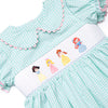 Princess Party Smocked Dress, Mint
