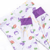 Down Field Dreamer Bamboo Pajama Set, Purple