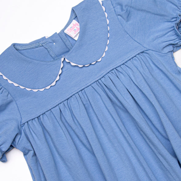 Goodbye Blue Skies Dress, Blue
