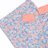 Drenched in Dahlias Bamboo Pajama Set, Orange