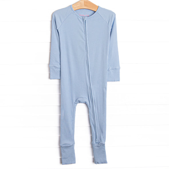 Blue Sky Bamboo Zippy Pajama, Blue