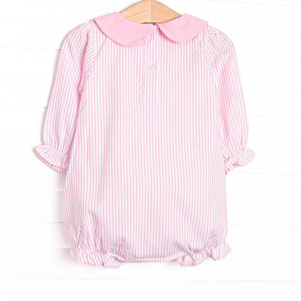 Gingham on the Green Applique Bubble, Pink