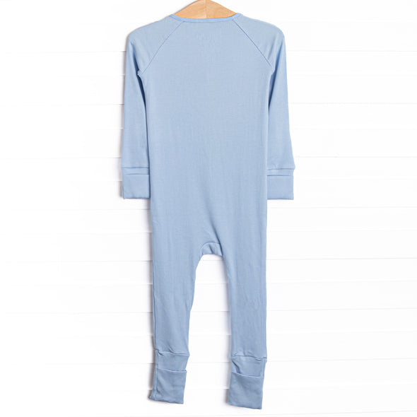 Blue Sky Bamboo Zippy Pajama, Blue