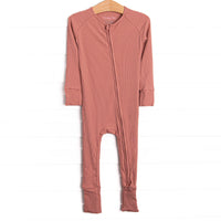 Dusty Rose Bamboo Zippy Pajama, Pink