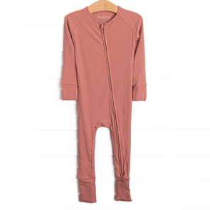Dusty Rose Bamboo Zippy Pajama, Pink