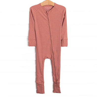Dusty Rose Bamboo Zippy Pajama, Pink