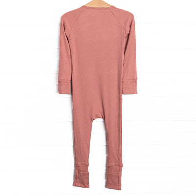 Dusty Rose Bamboo Zippy Pajama, Pink