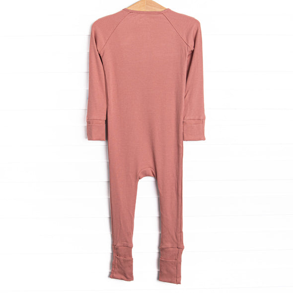 Dusty Rose Bamboo Zippy Pajama, Pink