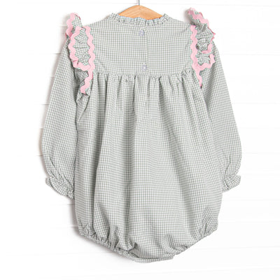 Schoolyard Sage Flutter Sleeve Bubble, Green